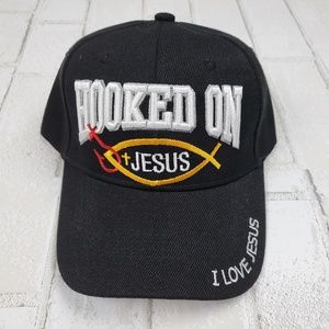 Hooked on Jesus Religious Cap